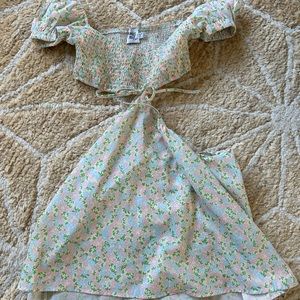 Princess Polly floral cutout dress